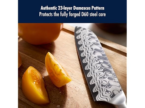 HENCKELS Compass Damascus 7-inch Damascus Santoku Knife