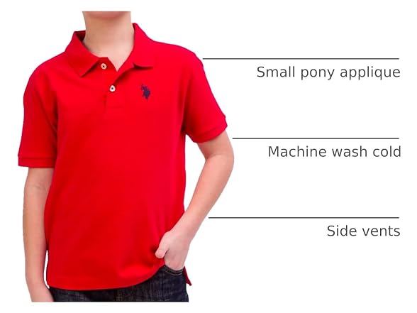U.s. Polo Assn. Boys (10-12) Classic Short Shirt