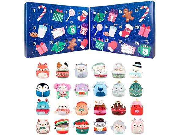 Squishmallows Micromallows Holiday Plush Advent Calendar