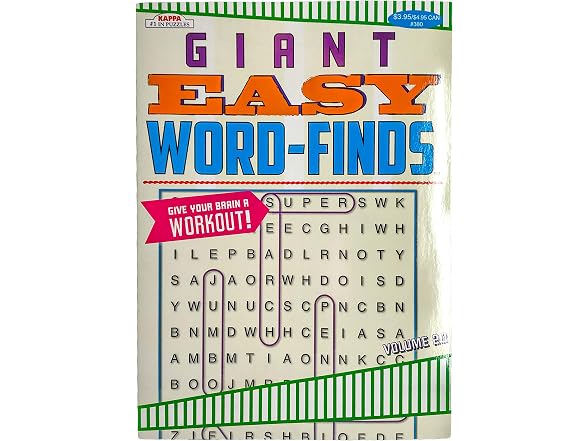 DollarItemDirect Word Finds Giant Easy 96PG 2ASST in 24PC PDQ, Case Pack of 24