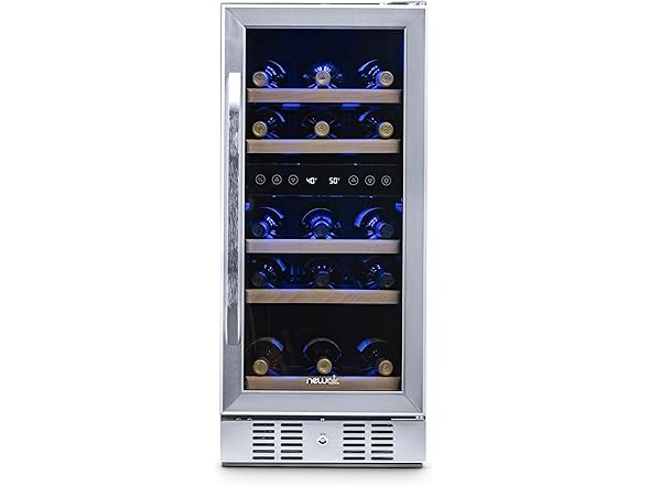 Newair Dual Zone Wine Fridge - 29 Bottles
