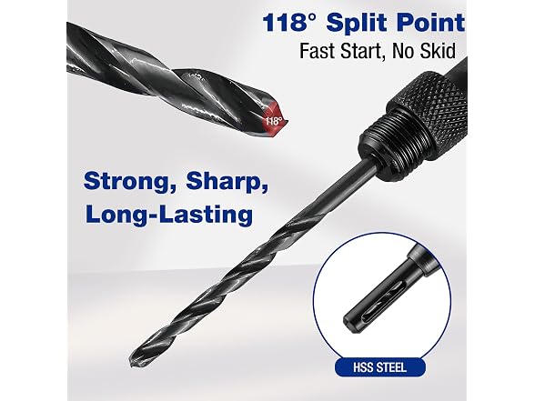 WORKPRO Self Centering Drill Bit Set