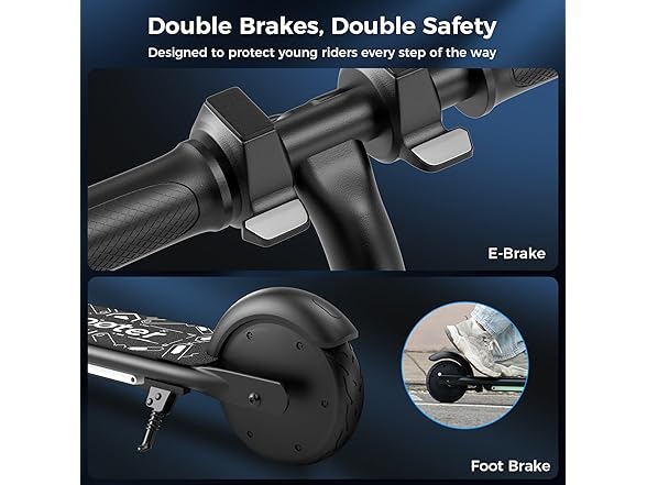 escoone Electric Scooter | 150W Motor | 6/10 MPH - Gallery 6