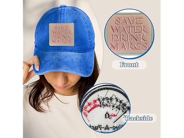 CALATALLY Save Water Drink MRGS Patch 3 Inches
