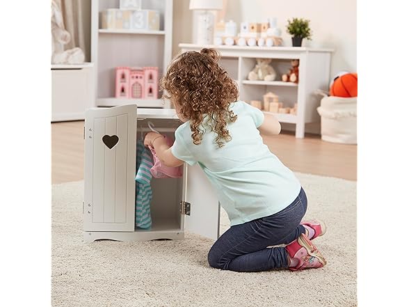 Melissa & Doug Mine to Love Wooden Play Armoire