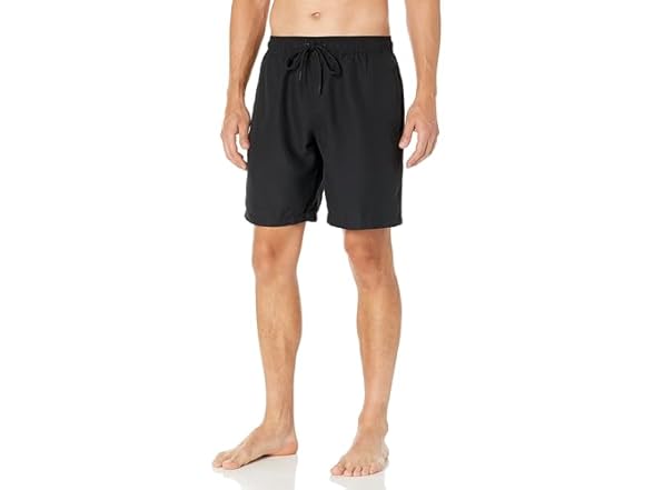AE Mens 9in QuickDry Swim Trunk (Olive)