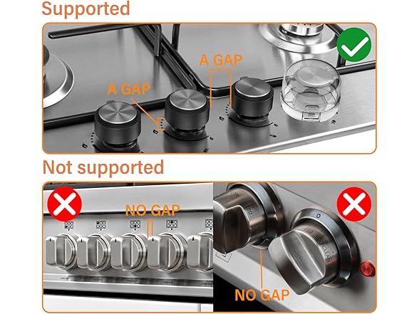 TWQA Stove Knob Safety Covers