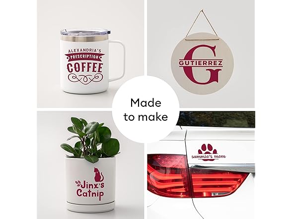 Cricut Premium Permanent Vinyl Glossy Dk Red