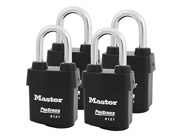 Master Lock - Four (4) High Security Technology