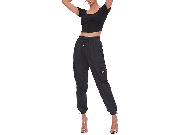 Forever 21 Ribbed Inverted-seam Crop Top