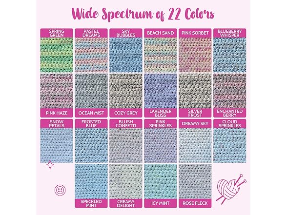 Chenillique #4 Velvet Chenille Yarn, 4-Pack