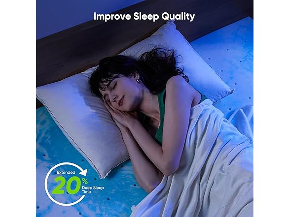 Marsail 2" Twin Memory Foam Mattress Topper