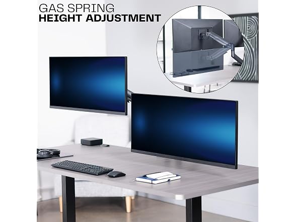 VIVO Heavy Duty Dual Ultra-Wide Monitor Tension Arm
