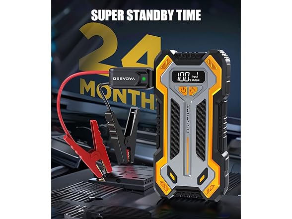 VACASSO Car Jump Starter, 5000A