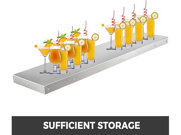 Concession Shelf 70.8L x 11.4W Inch with