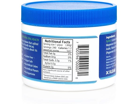 Spry Xylitol Peppermint Sugar Free Candy