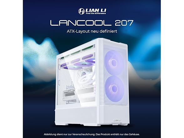 Lian Li Lancool 207 White Cabinet with