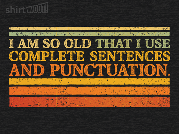 Complete Sentences and Punctuation