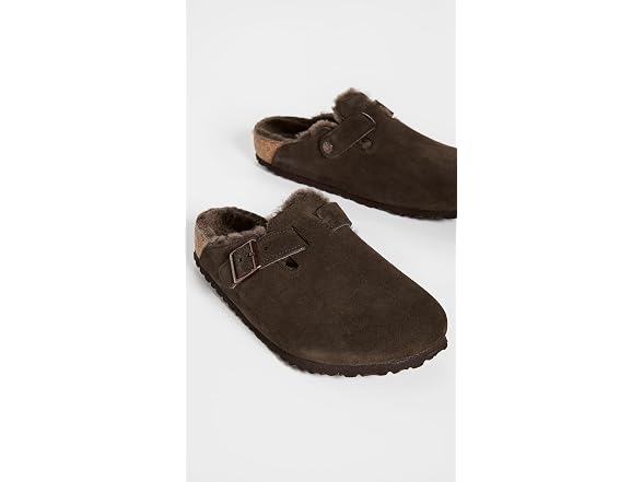 Birkenstock Unisex Boston Shearling Mocha (6.5W/4.5M)
