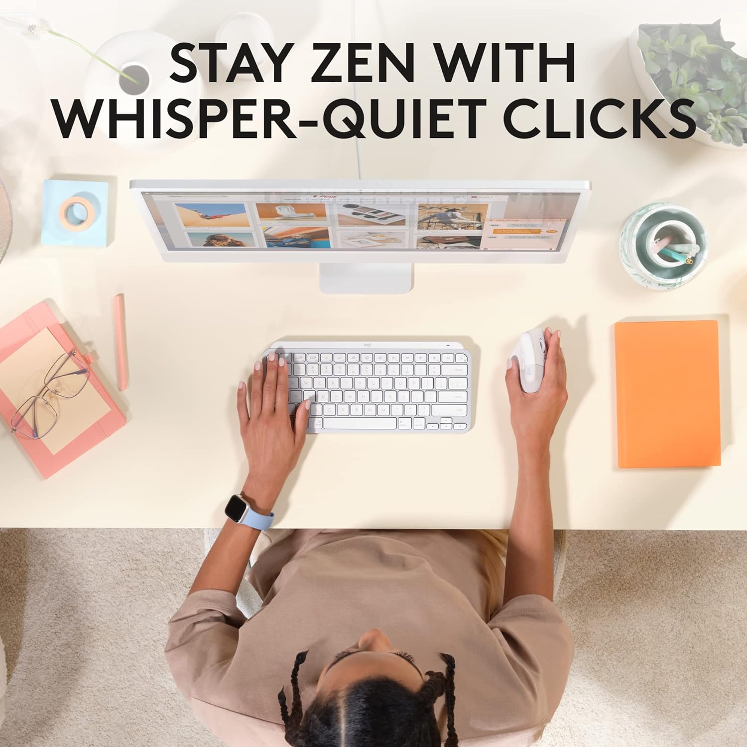 Logitech Lift for Mac Wireless Vertical Mouse - Gallery 14