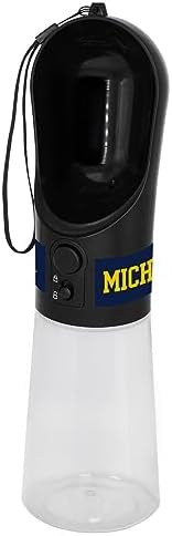 Pets First Dog Water Bottle. NCAA Michigan Wolverines PET Water Bottle. Best Cat Water Bottle. Water Fountain Dispenser for Dogs & Cats., 13.5oz