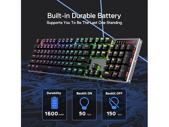 Redragon K556 PRO Wireless RGB Gaming Keyboard