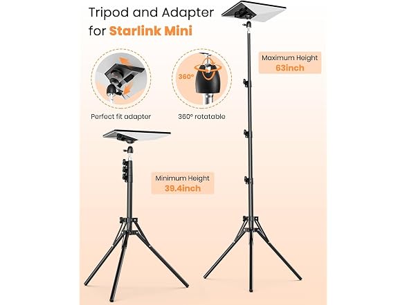 TMATMATMA Starlink Tripod Mount Adapter