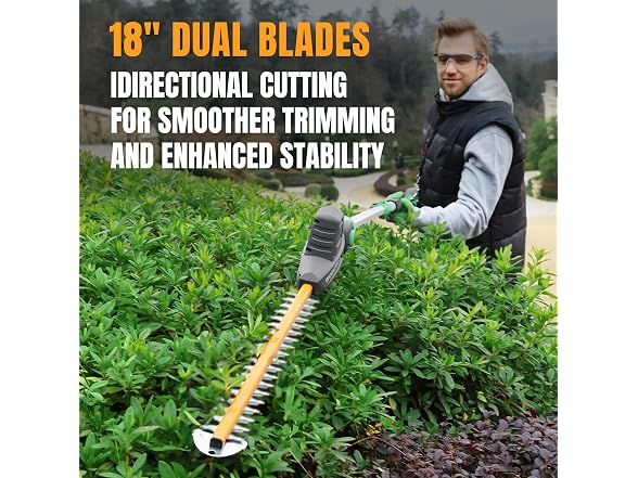 WORKPROX 20V Cordless Pole Hedge Trimmer