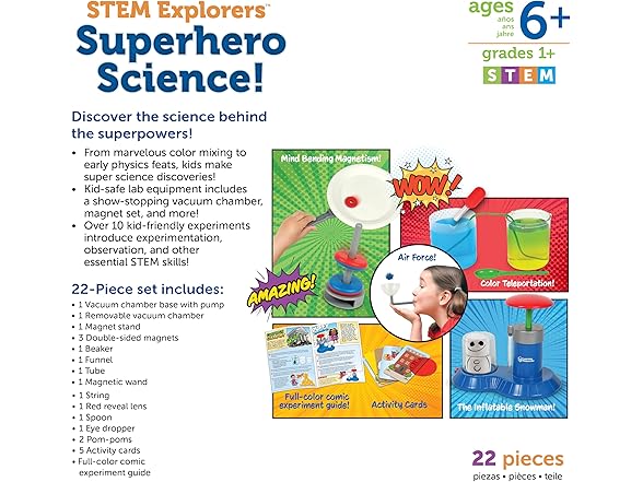 STEM Explorers Superhero Science!, Science Kit