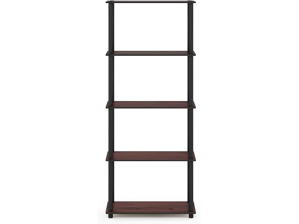 Furinno Turn-N-Tube 5-Tier Corner Cherry