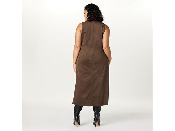 The Drop Women’s Mina Faux Suede Maxi