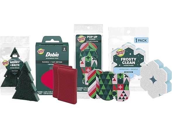 Scotch-Brite Scotch-Brite Merry + Brite Holiday Colle