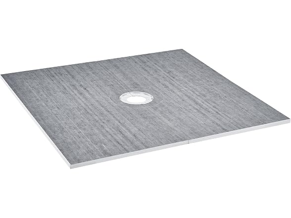 Shower Curb Kit, 72"x72" Shower Pan Kit with