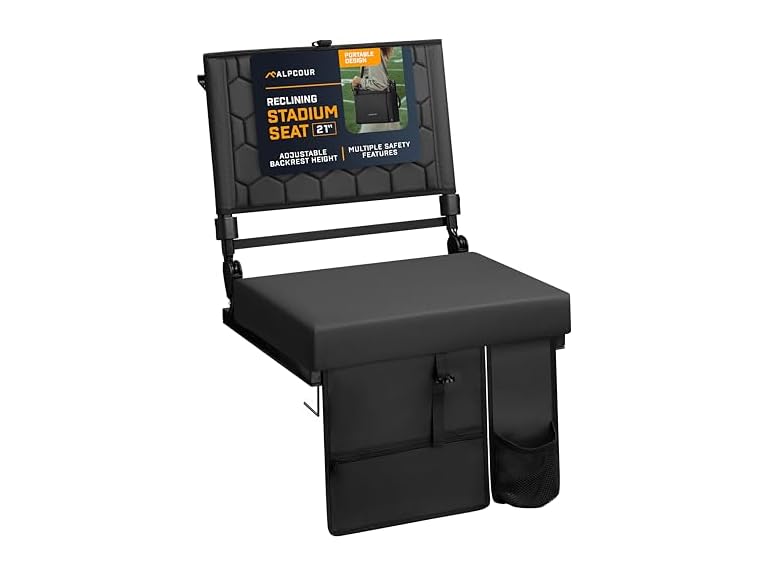 Alpcour Folding Reclining Stadium Seat - Gallery 10