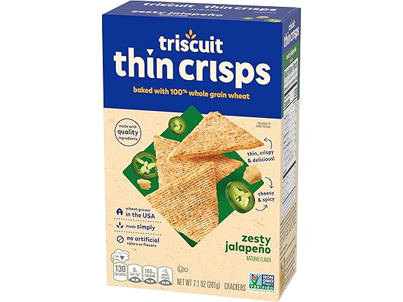 Triscuit Jalapeño Crisps 7.1oz