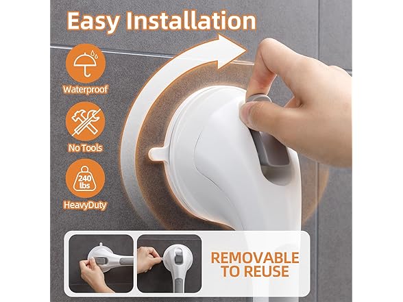 Grab Bars for Bathtubs and Showers