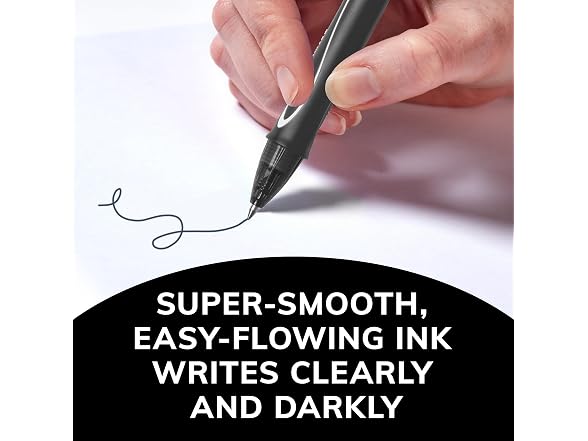 BIC Gelocity Quick Dry Black Gel Pens