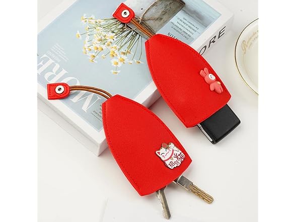 LKHSYAN Car Key Case, Pull Type Key Bag