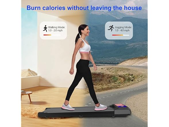 Upreign Under Desk Treadmill,Walking Pad with 5% Incline