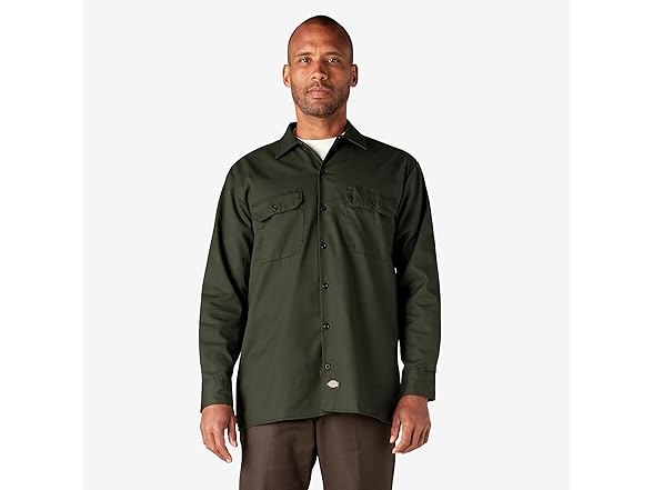 Dickies Work Shirt Olive (S)