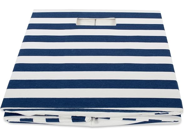Polyester Cube Storage Collection Collapsible Hard Sided Bin