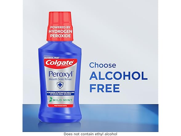 Colgate Peroxyl Alcohol Free Mouthwash 8.4oz