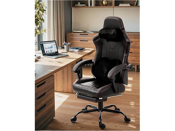 Dowinx Leather Gaming Chair Black
