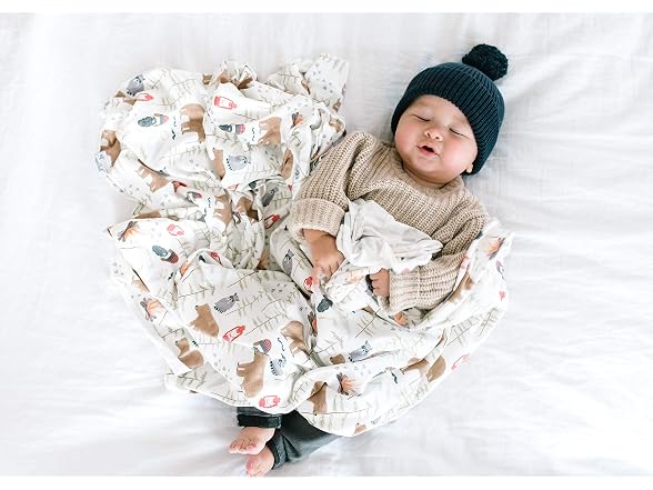 Copper Pearl Swaddle Blankets, 46" x 46"