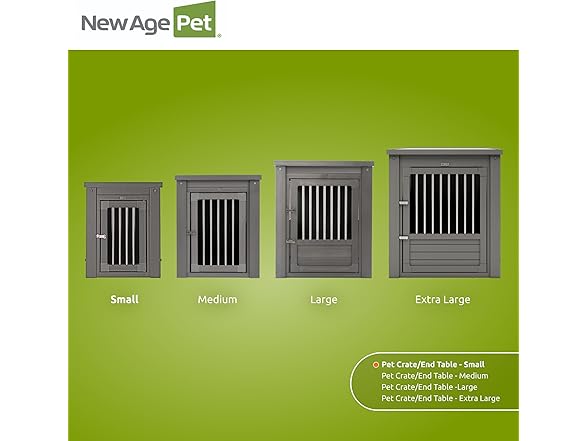 New Age Pet ecoFLEX Pet Crate/End Table