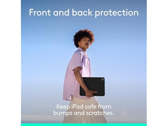 Logitech Flip Folio, Keyboard Case for iPad Pro