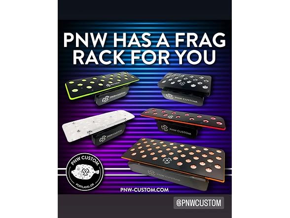 PNW Custom Small Magnetic Frag Rack Orange w/Frag Lock