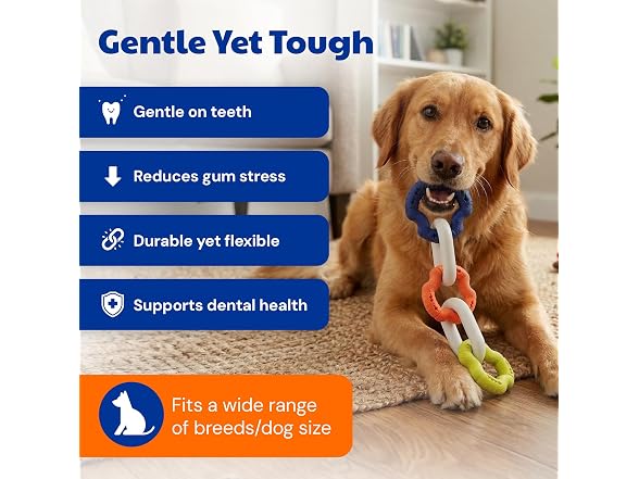 American Kennel Club AKC Sport Chain Dog Chew Toy