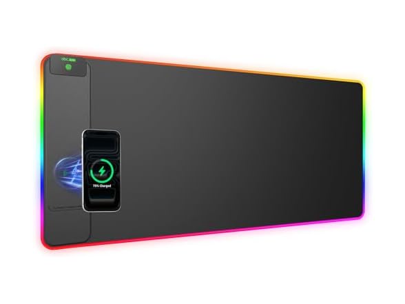 abc.mat Wireless Charging Mouse Pad