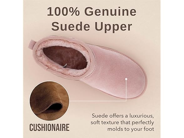 CUSHIONAIRE Hippy Womens Platform Boots